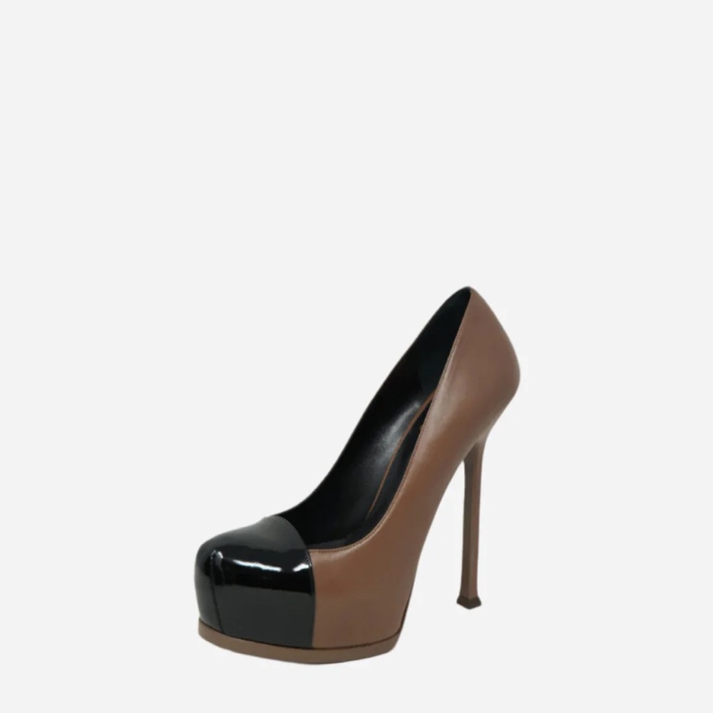 Saint Laurent Leather Platform Pumps